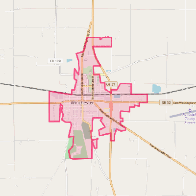 Map of Winchester