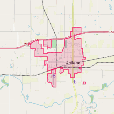 Map of Abilene