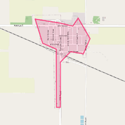 Map of Alden