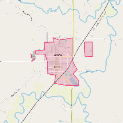 Map of Alma