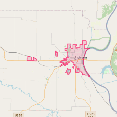 Map of Atchison