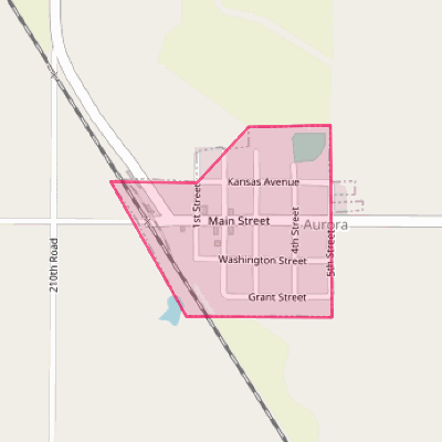 Map of Aurora