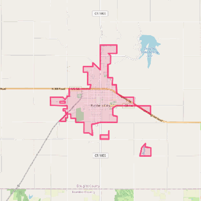 Map of Baldwin City