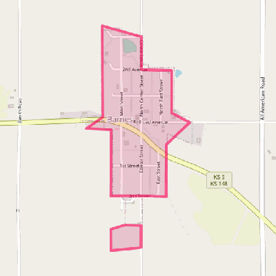 Map of Barnes