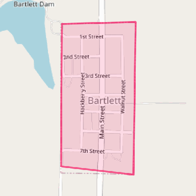 Map of Bartlett