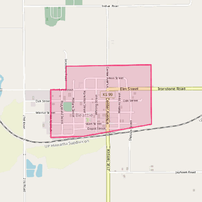 Map of Beattie