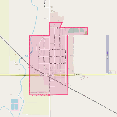 Map of Bennington