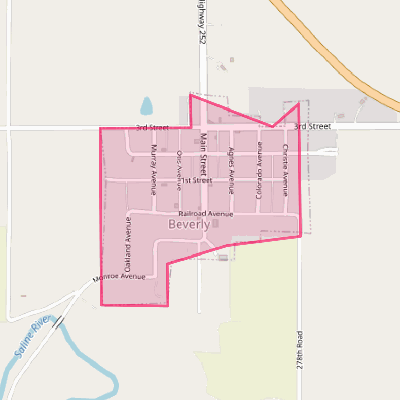 Map of Beverly