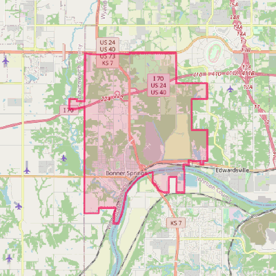 Map of Bonner Springs