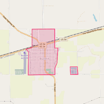 Map of Bucklin