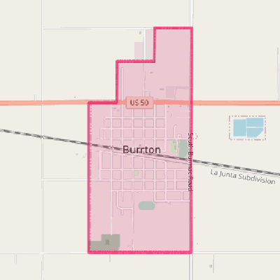 Map of Burrton