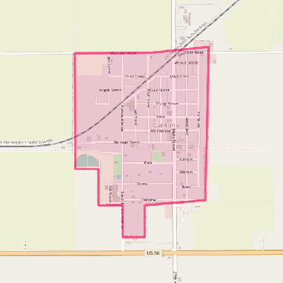 Map of Canton