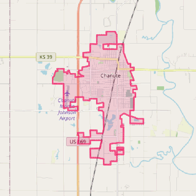 Map of Chanute