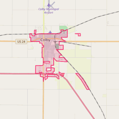 Map of Colby