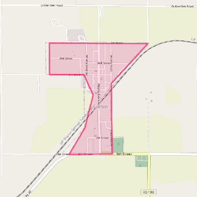 Map of Collyer