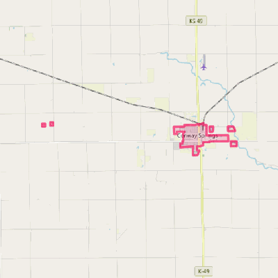 Map of Conway Springs