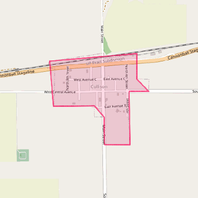 Map of Cullison