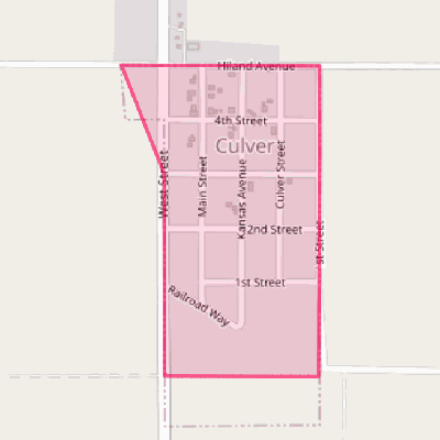 Map of Culver