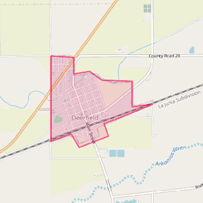 Map of Deerfield