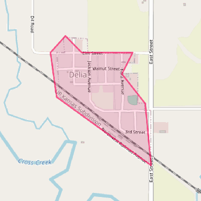 Map of Delia