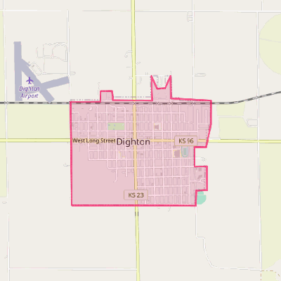 Map of Dighton