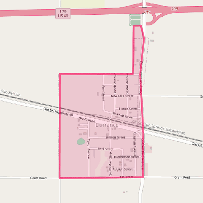 Map of Dorrance