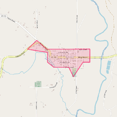 Map of Easton