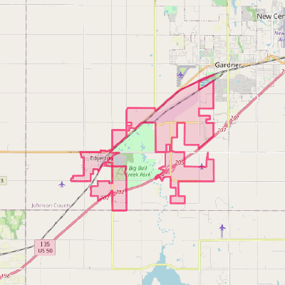 Map of Edgerton