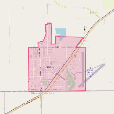 Map of Elkhart