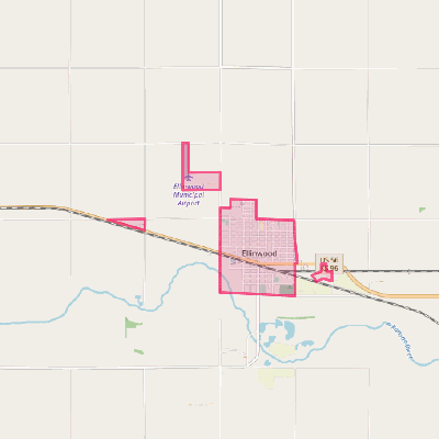 Map of Ellinwood