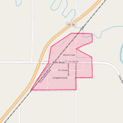 Map of Elmdale