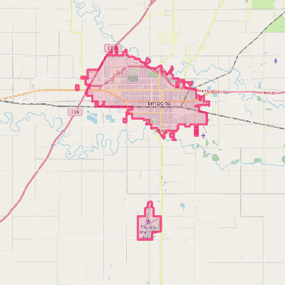 Map of Emporia