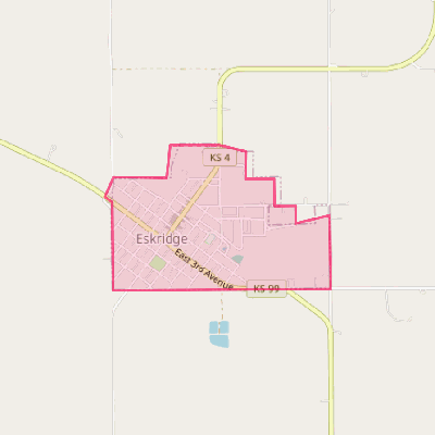 Map of Eskridge