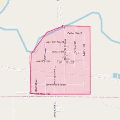 Map of Fall River