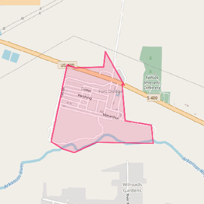 Map of Fort Dodge
