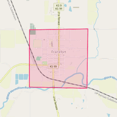 Map of Frankfort