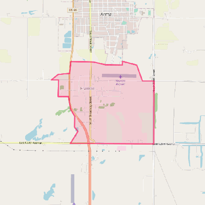 Map of Franklin