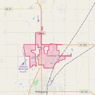 Map of Frontenac