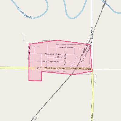 Map of Fulton