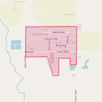 Map of Galesburg