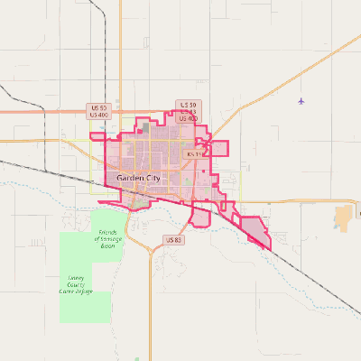 Map of Garden City