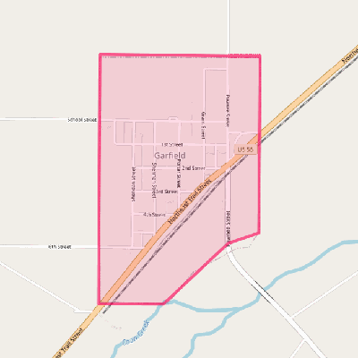 Map of Garfield