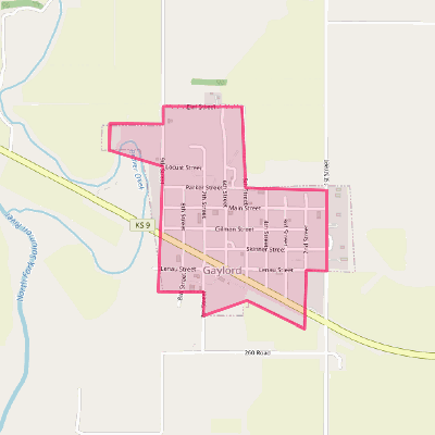 Map of Gaylord