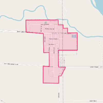 Map of Geuda Springs