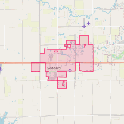 Map of Goddard