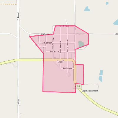 Map of Goff