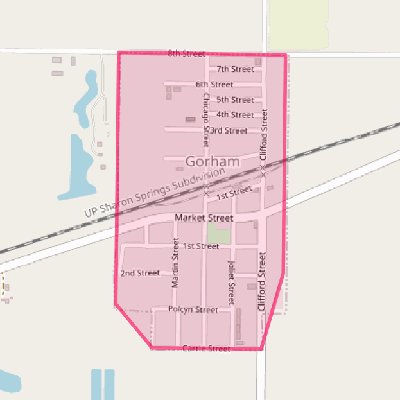 Map of Gorham