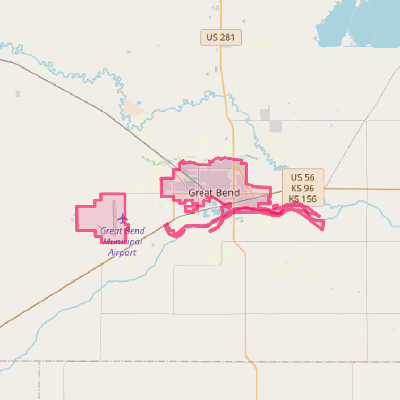 Map of Great Bend