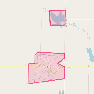 Map of Gridley