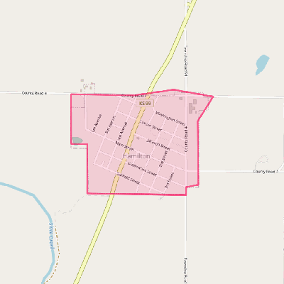 Map of Hamilton